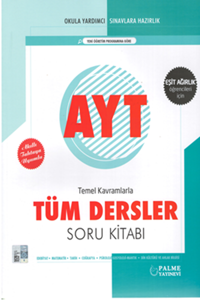 AYT Eşit Ağırlık Tüm Dersler Soru Kitabı kapak görseli